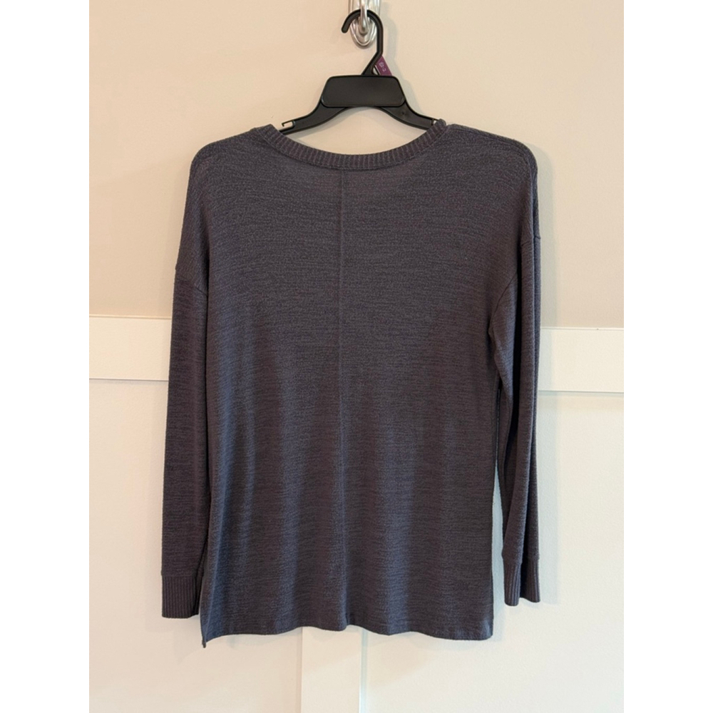 Women's Abercrombie & Fitch Long Sleeve Tee S Charcoal - Picture 3 of 3